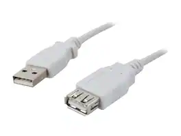 Nippon Labs - Beige 3 ft. USB cable A/Male to A/Female extension USB cable Model USB-3-MF
