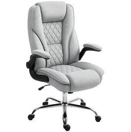 Forest'nSky - Grey High-Back Office Chair, Adjustable Ergonomic Design for Home & Office - Gray