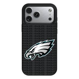 Keyscaper - NFL - Philadelphia Eagles Primary Logo iPhone Magnetic Bump Case - 15 Pro Max - Black