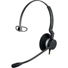Jabra - BIZ 2300 QD Headset - Mono - Quick Disconnect - Wired - Over-the-head - Monaural - Supra-aural - Noise Cancelling - Red