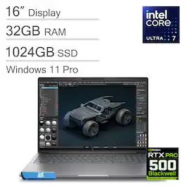 HP - Upgraded - ZBook X G1i 16" FHD+ Mobile Workstation AI Laptop - NVIDIA RTX PRO 500 - Intel Core Ultra 7 255H - 32GB Memory - 1TB SSD - Silver