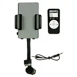 Stock Preferred - FM Transmitter Hands-Free Car Charger with Remote Control & Phone Stand