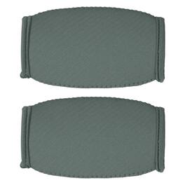Unique Bargains - Football Chin Pad, Chin Cover Helmet Pad 2pcs, Polyester Accessories, One Size Fits All - Fits Rugby/Lacrosse/Biking - Gray