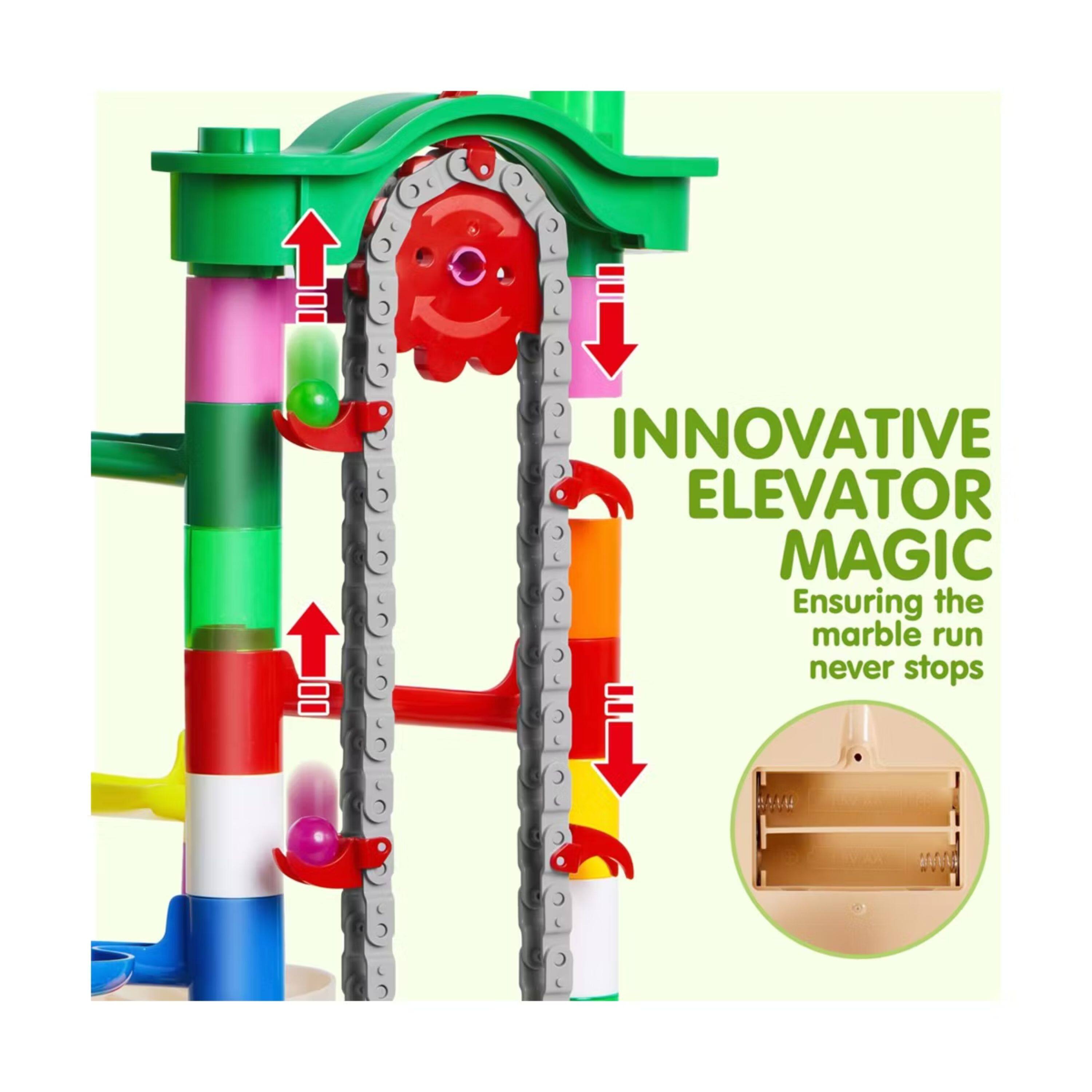 INNOVATIVE ELEVATOR MAGIC  
Ensuring the marble run never stops