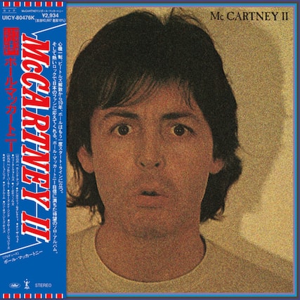 Mc CARTNEY II
UICY-80476K ¥2,934
STEREO
Mc CARTNEY II
STEREO