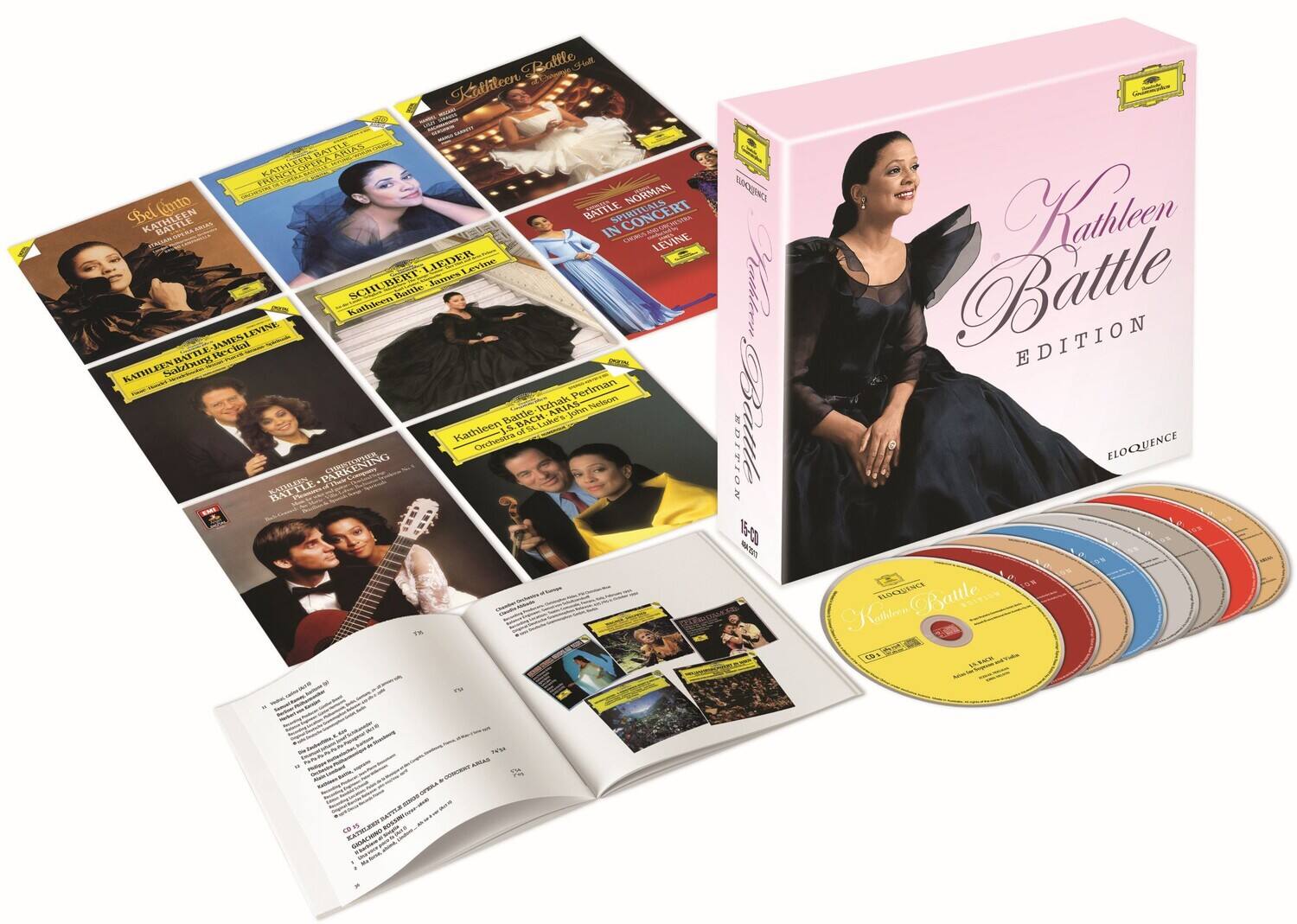 Kathleen Battle Edition

1. Bel Canto
   - Kathleen Battle
   - James Levine

2. Schubert: Lieder
   - Kathleen Battle
   - James Levine

3. Battle & Norman
   - Kathleen Battle
   - Itzhak Perlman
   - James Levine

4. Battle & Norman
   - Kathleen Battle
   - Itzhak Perlman
   - James Levine

5. Battle & Norman
   - Kathleen Battle
   - Itzhak Perlman
   - James Levine

6. Battle & Norman
   - Kathleen Battle
   - Itzhak Perlman
   - James Levine

7. Battle & Norman
   - Kathleen Battle
   - Itzhak Perlman
   - James Levine

8. Battle & Norman
   - Kathleen Battle
   - Itzhak Perlman
   - James Levine

9. Battle & Norman
   - Kathleen Battle
   - Itzhak Perlman
   - James Levine

10. Battle & Norman
    - Kathleen Battle
    - Itzhak Perlman
    - James Levine

11. Battle & Norman
    - Kathleen Battle
    - Itzhak Perlman
    -