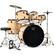 Front. Best Choice Products - Best Choice Products 5-Piece Beginner Drum Set w/ Snare, Bass, Toms, Cymbal, Hi-Hat, Sticks, Drum Pedal - Natural - Natural Woodgrain.