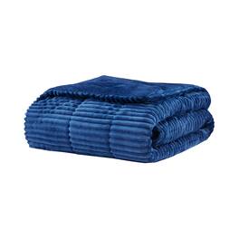 Gracie Mills - Hendricks Oversized Plush Down Alternative Throw Blanket - Navy