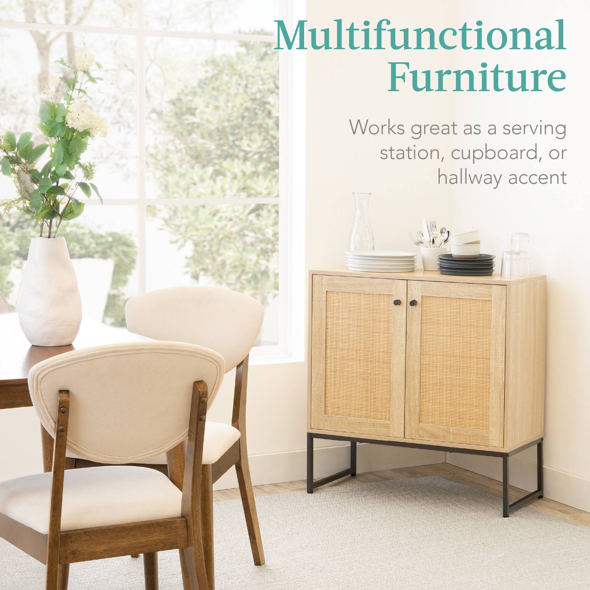 Multifunctional Furniture

Works great as a serving station, cupboard, or hallway accent