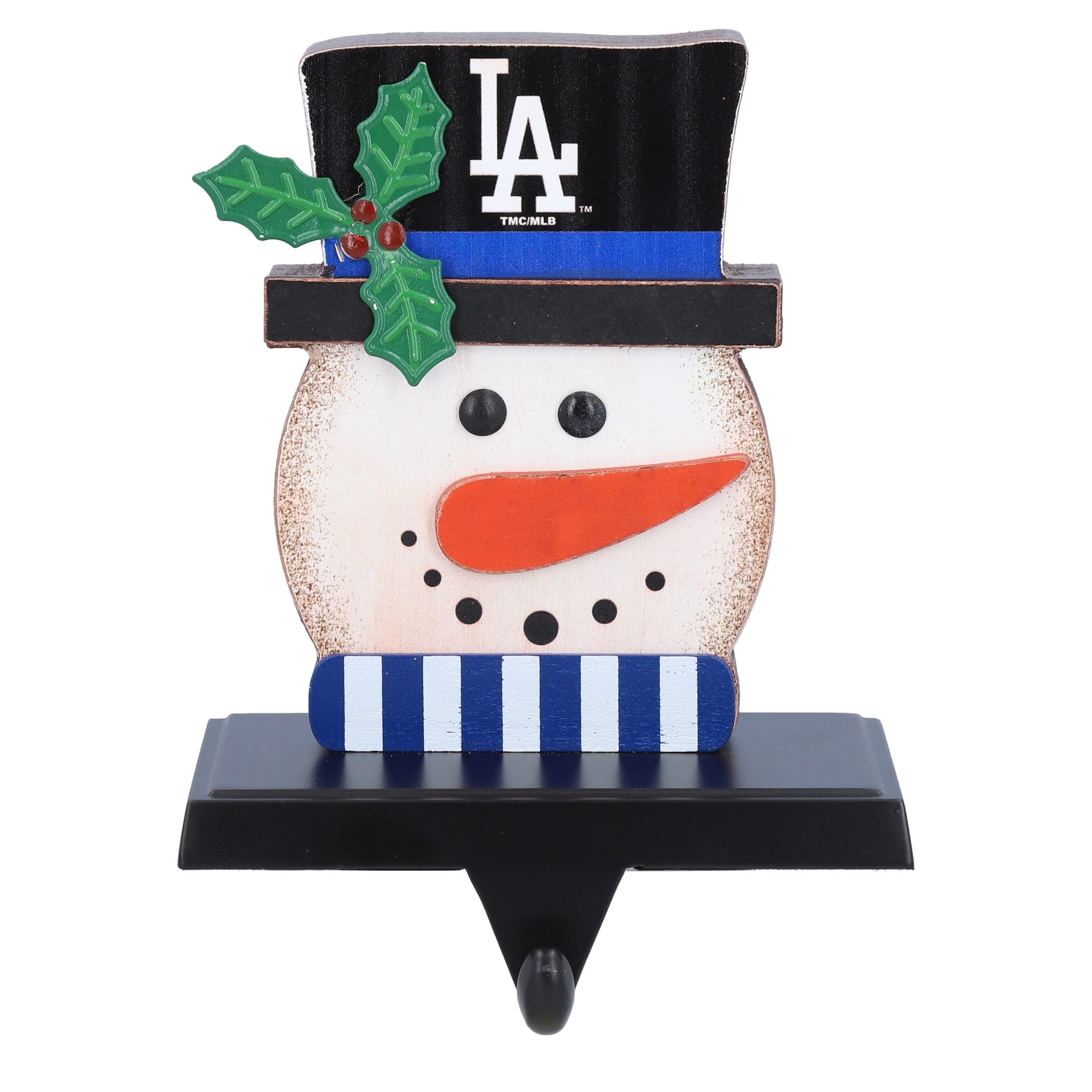 The Memory Company - Los Angeles Dodgers Snowman Stocking Holders - Multicolor