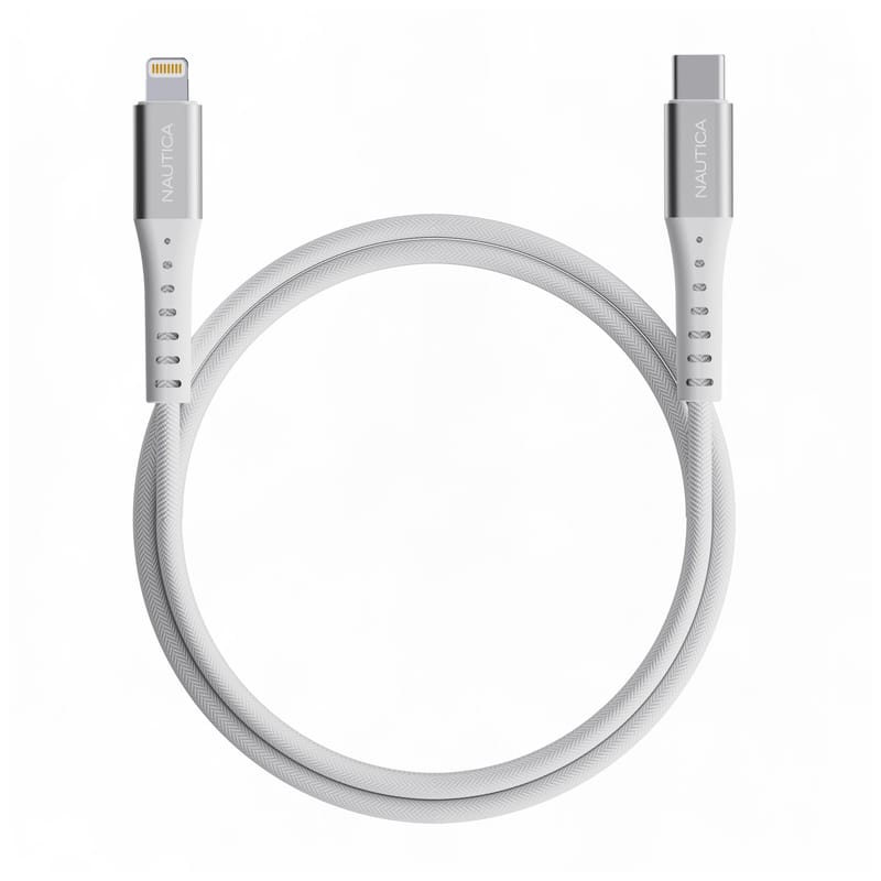 Nautica - USB-C To Lightning Cable - Mfi Certified Urban CB305 ( 10 Ft - White