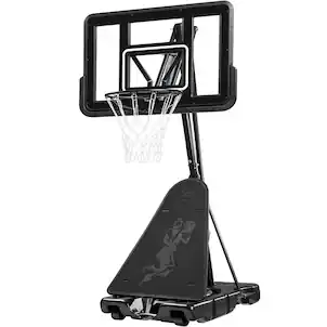 Best Choice Products - Adjustable 4.4-10ft Basketball Hoop, Portable Goal w/Shatterproof Backboard, Ball Return - Black