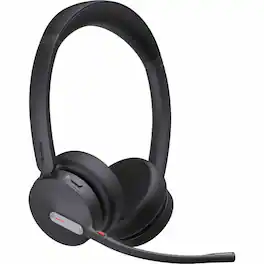 Yealink - WH64 Headset - Microsoft Teams Certification - Stereo - Wireless - Bluetooth/DECT - 492.1 ft - 20 Hz to 20 kHz