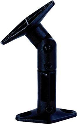 Monoprice - Adjustable Speaker Wall Mount Brackets (Pair - Black