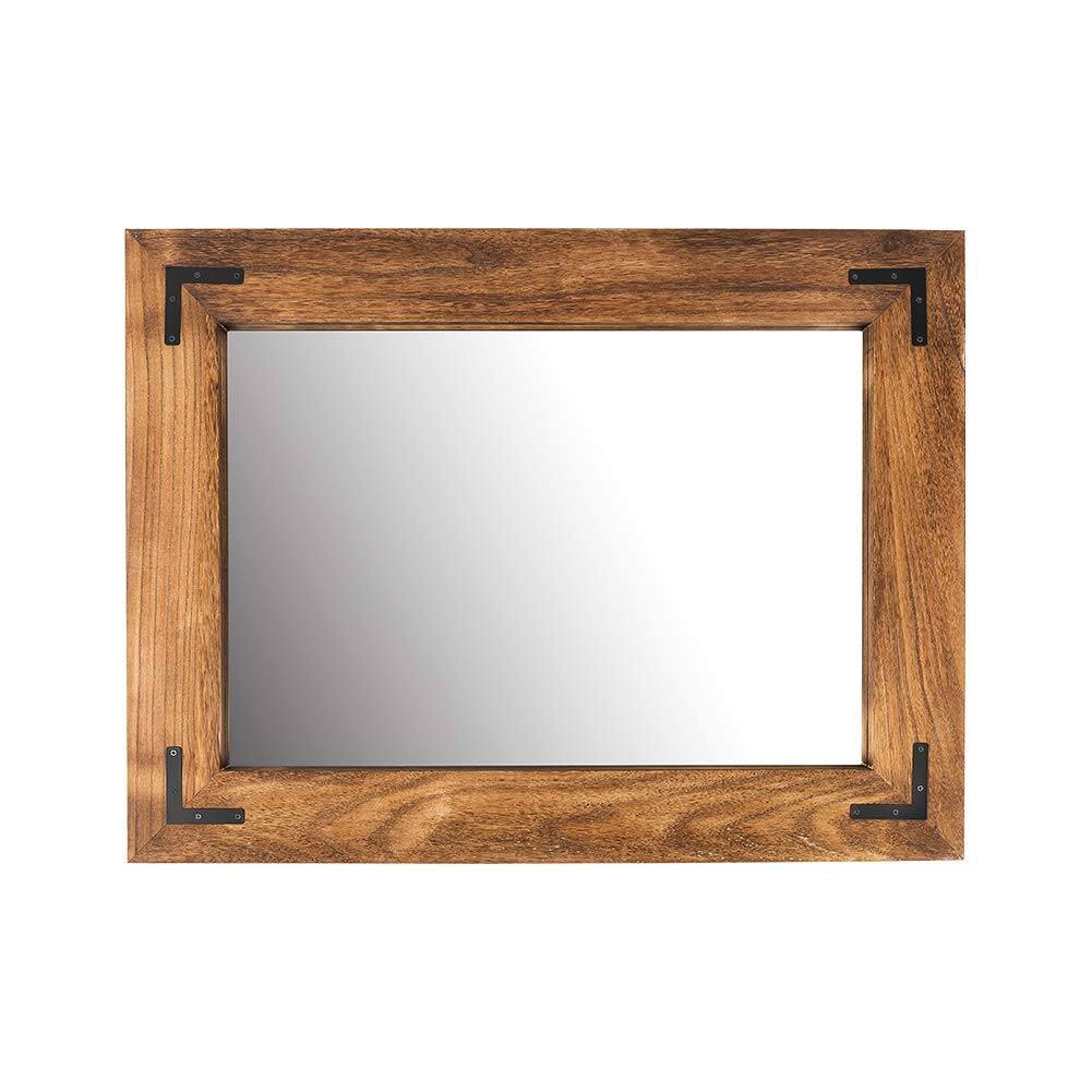 Skar Audio Rustic Wooden Framed Wall Wood Bathroom Vanity For Farmhouse ...