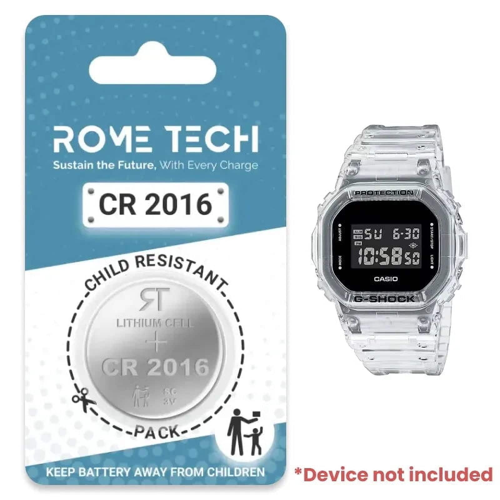 RomeTech - Replacement Battery for G-SHOCK DW5600SKE-7 Watch price history on PriceWatchPro