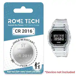 RomeTech - Replacement Battery for G-SHOCK DW5600SKE-7 Watch