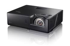 Front. Optoma - Optoma ZK608TST 6000-Lumen UHD 4K Short-Throw Laser DLP Projector - black.