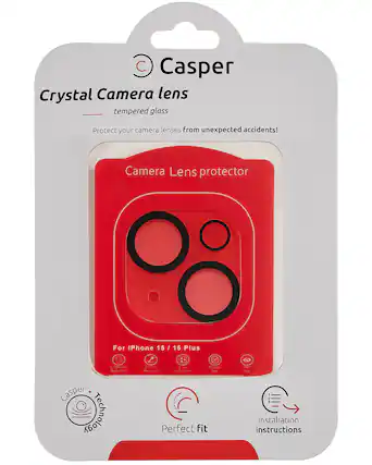 Casper
Crystal Camera lens
tempered glass
Protect your camera lenses from unexpected accidents!
Camera Lens protector
For iPhone 15 / 15 Plus
Casper Technology
Perfect Fit
Installation instructions