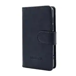 Samvix - Leather Book Case for Q6 Music Player (Blue)