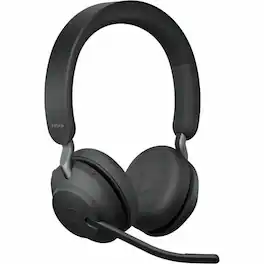 Jabra - Evolve2 65 Headset - Microsoft Teams Certification - Stereo - Wireless - Bluetooth - 98.4 ft - 20 Hz to 20 kHz - Blue