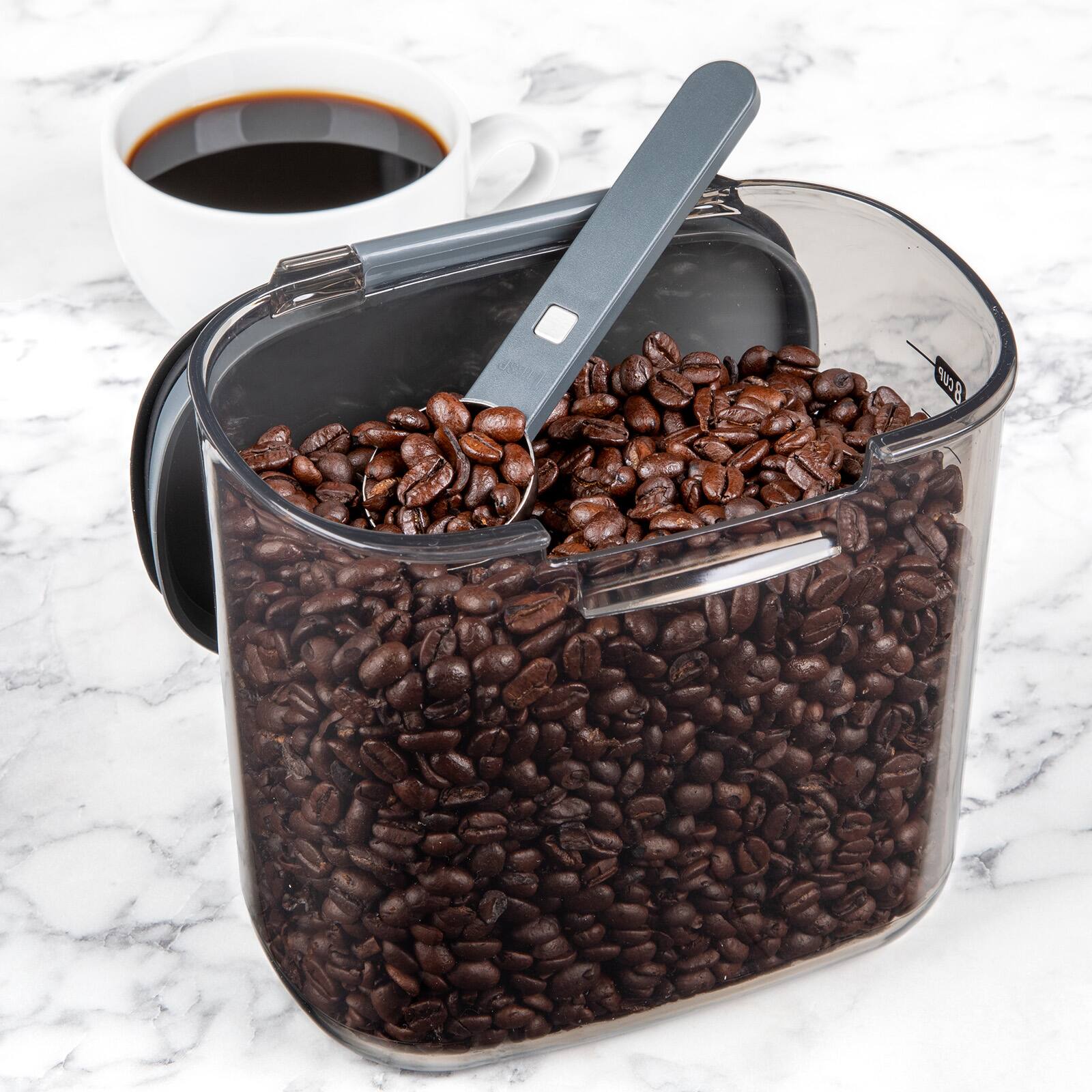 Alt View 6. Progressive International - ProKeeper+ Airtight Coffee Storage Container, Clear Plastic - Clear.