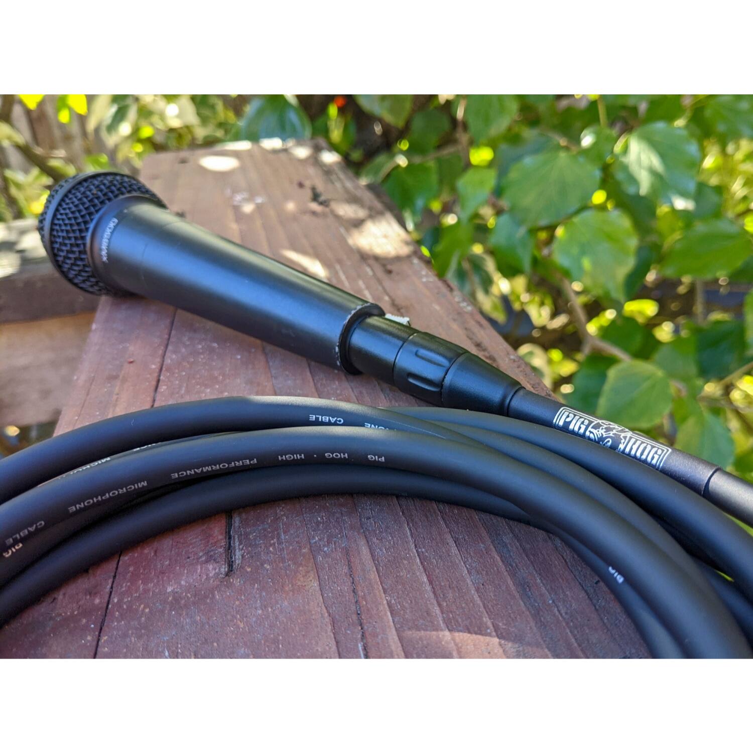 GABLE HIGH DOH noin PERFORMANCE MICROPHONE CABLE UMMO PIG PIG T S HOG DIA