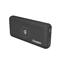 Energizer - Ultimate Lithium 20,000mAh 20W Qi Wireless Portable Charger/Power Bank QC 3.0 & PD 3.0 for Apple, Android, USB Devices - Black - Angle_Zoom