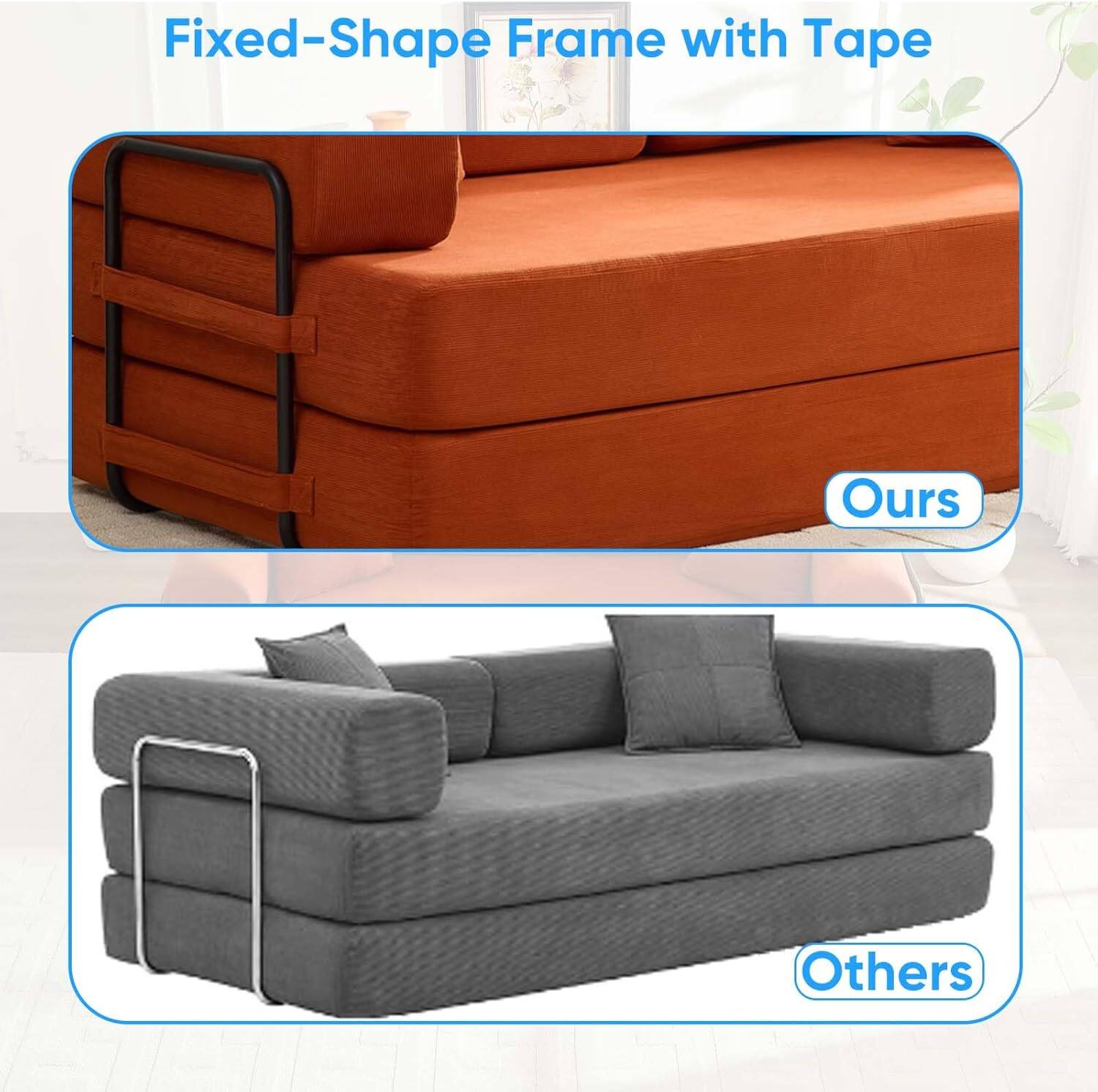 Fixed-Shape Frame with Tape

Ours

Others