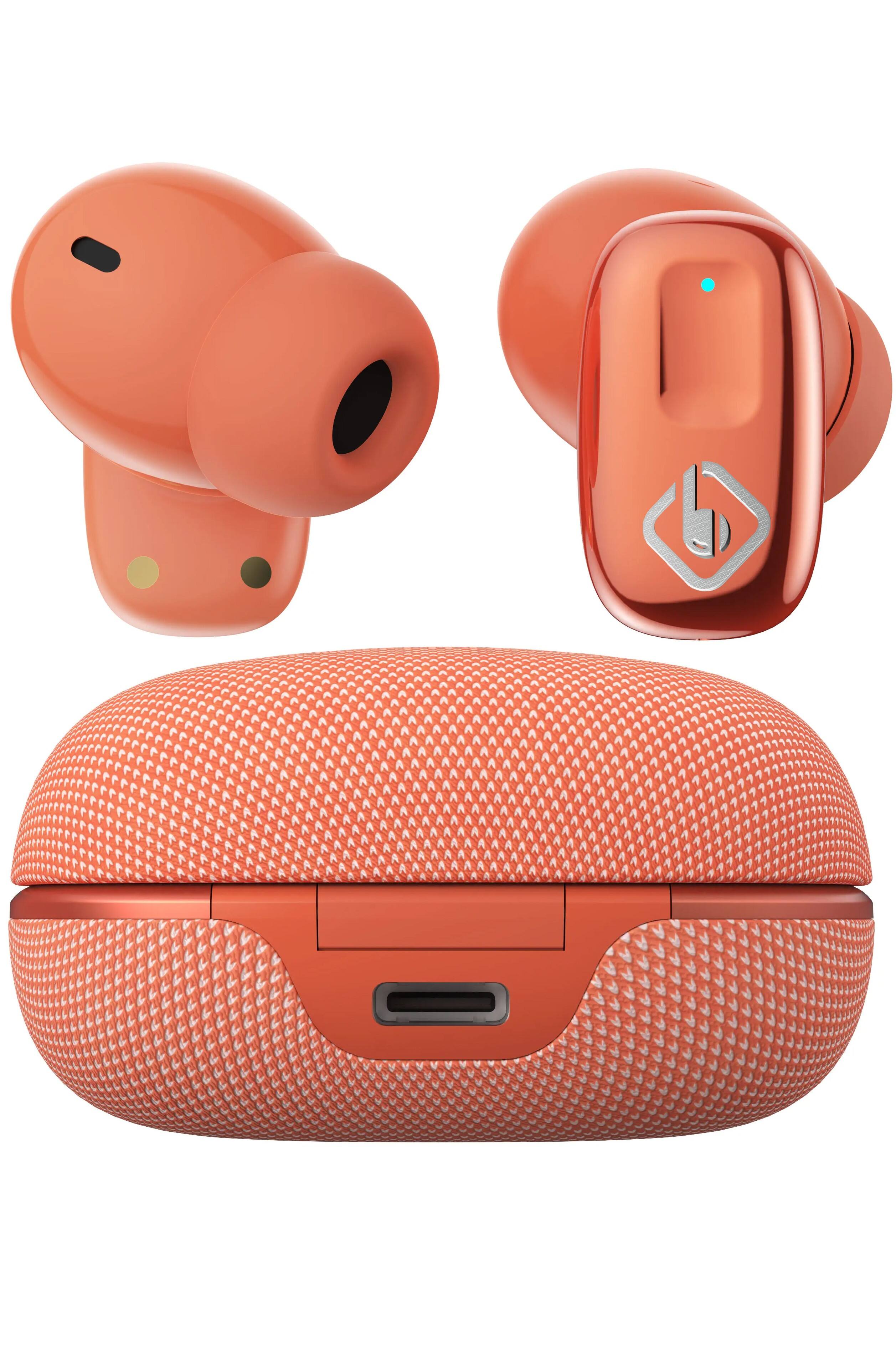 Front. Krane & Bauer - Krane & Bauer Bliss True Wireless In Ear Earbuds - Orange.