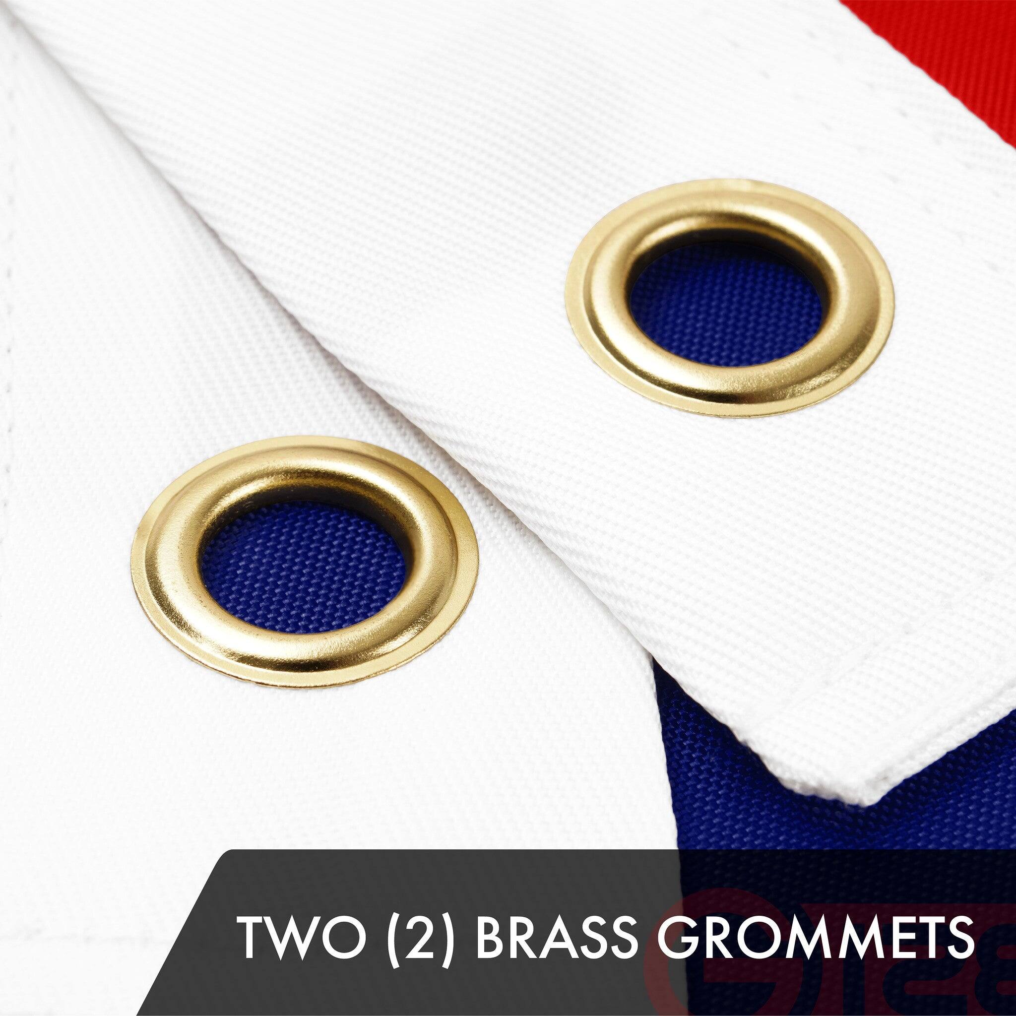 TWO (2) BRASS GROMMETS