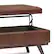 Alt View 16. Simpli Home - Owen Lift Top Large Coffee Table Storage Ottoman - Distressed Saddle Brown.
