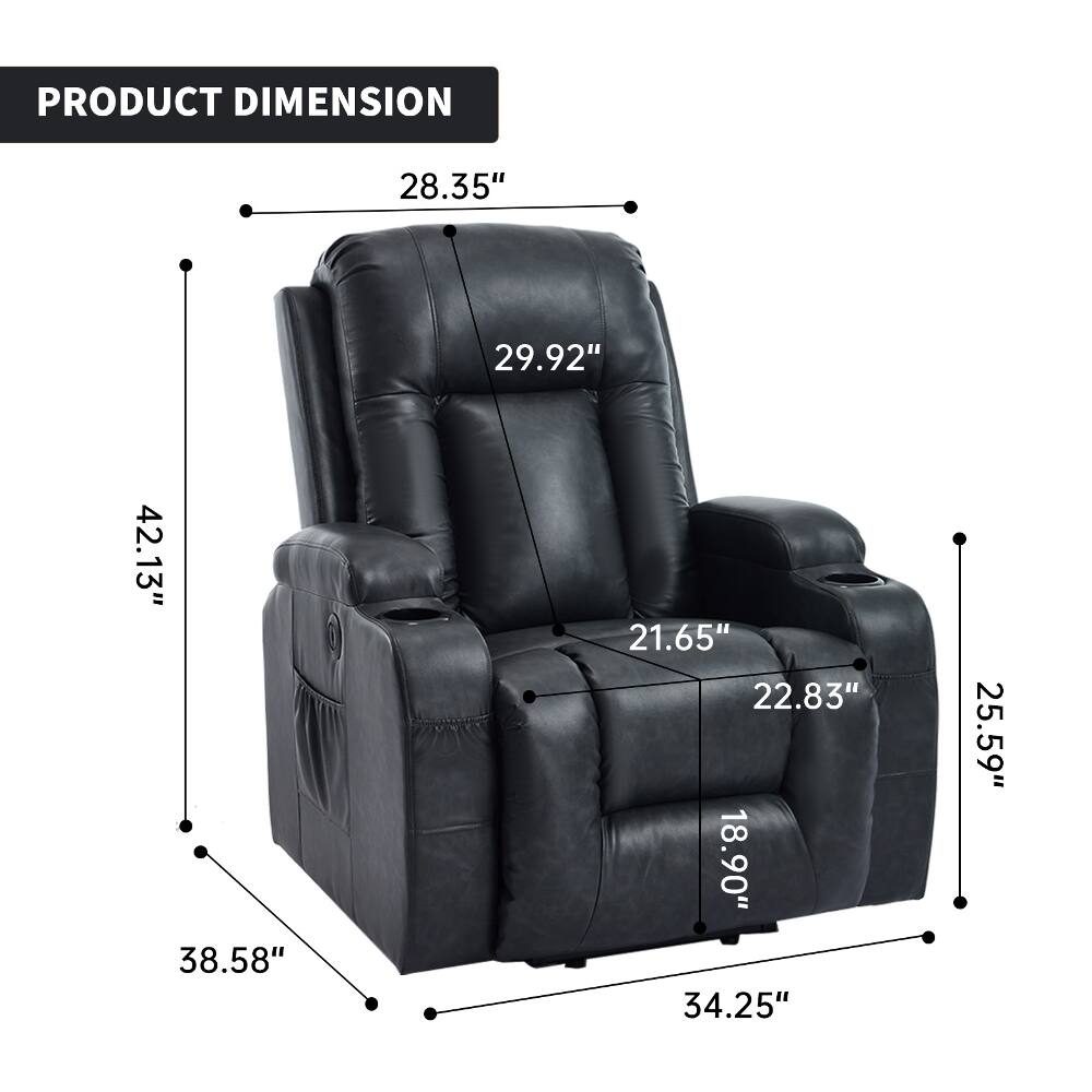 PRODUCT DIMENSION  
28.35"  
42.13" 38.58"  
29.92" 21.65" 22.83" 18.90" 34.25"  
25.59"