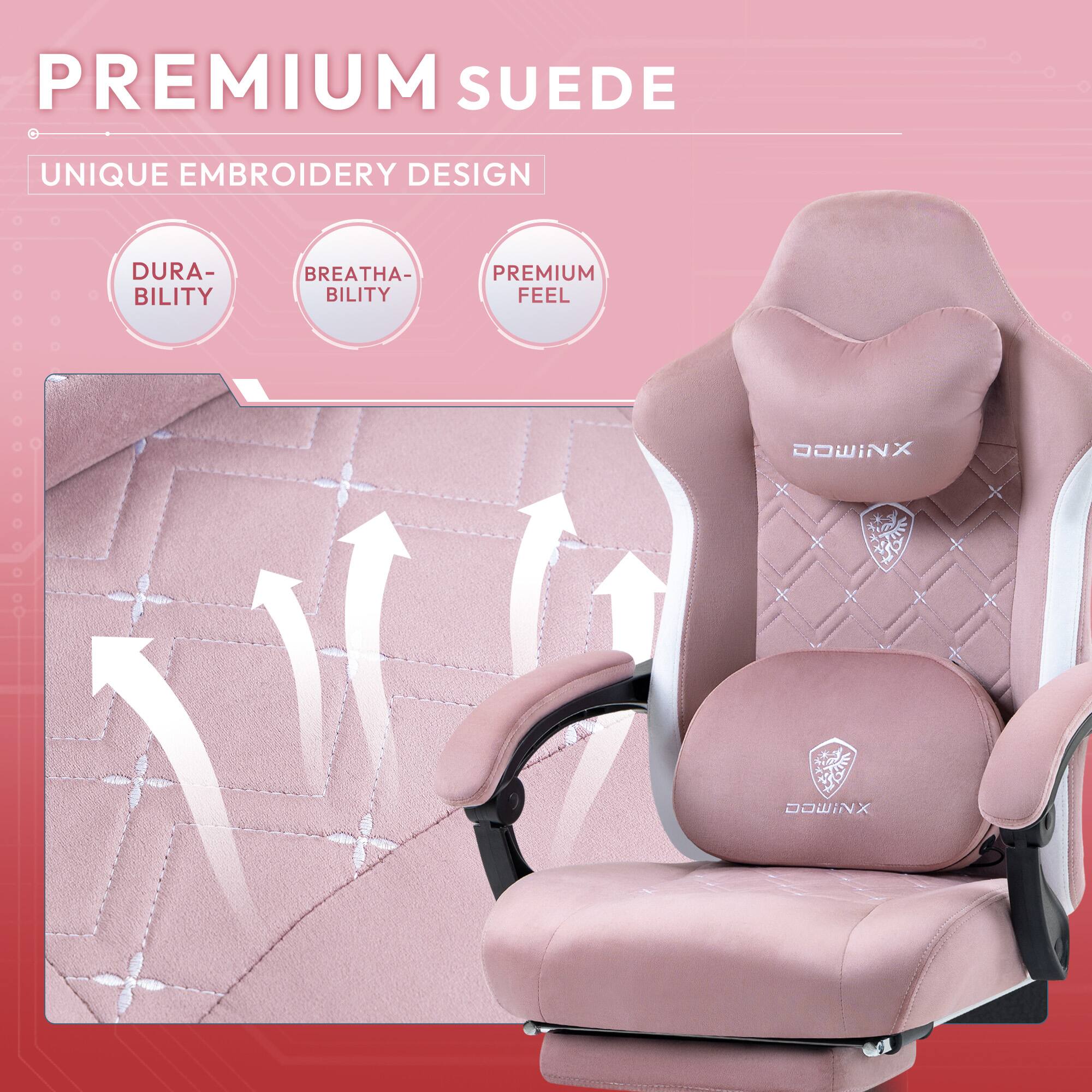 PREMIUM SUEDE  
UNIQUE EMBROIDERY DESIGN  
DURABILITY  
BREATHABILITY  
PREMIUM FEEL  
DOWNX