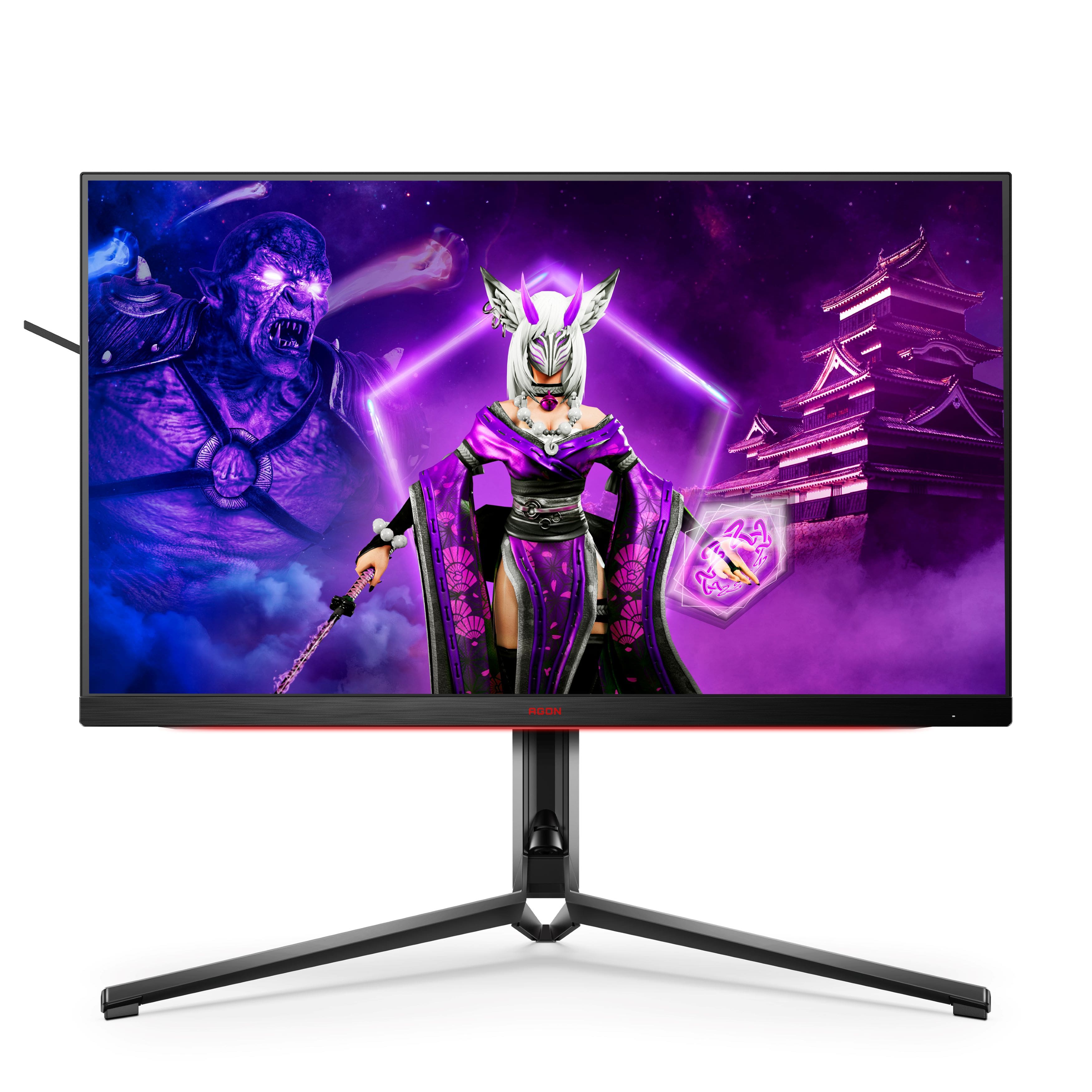 Angle Zoom. AOC - AG324UX 31.5" LCD 4K UHD Gaming Monitor - Black/Red.