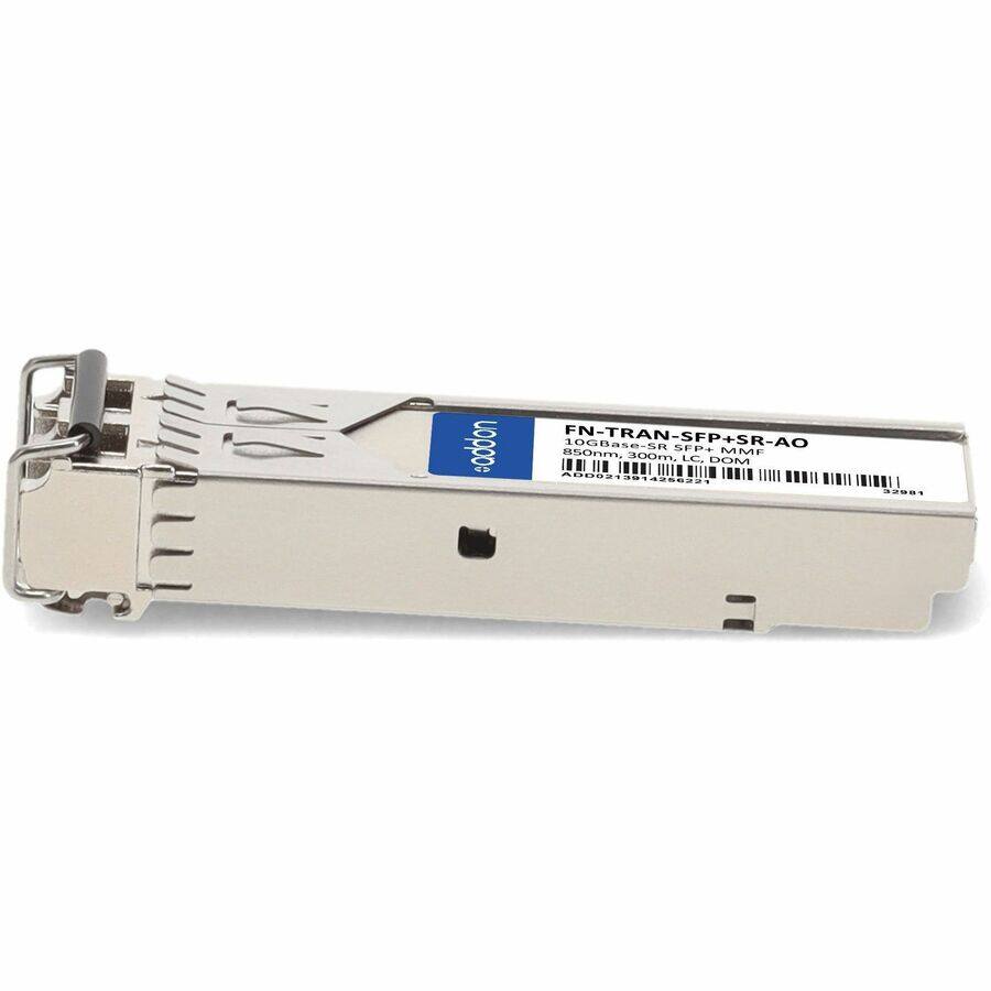 FN-TRAN-SFP+SR-AO  
10GBase-SR  
850nm, 300m, LC, DOM  
FN-TRAN-SFP+SR-AO  
10GBase-SR  
850nm, 300m, LC, DOM  
01 ONIO IN AUU21 000243074280204 2901  
490142662291  
32991