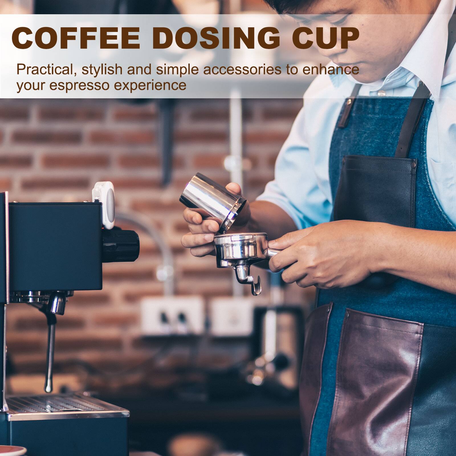 COFFEE DOSING CUP

Practical, stylish and simple accessories to enhance your espresso experience