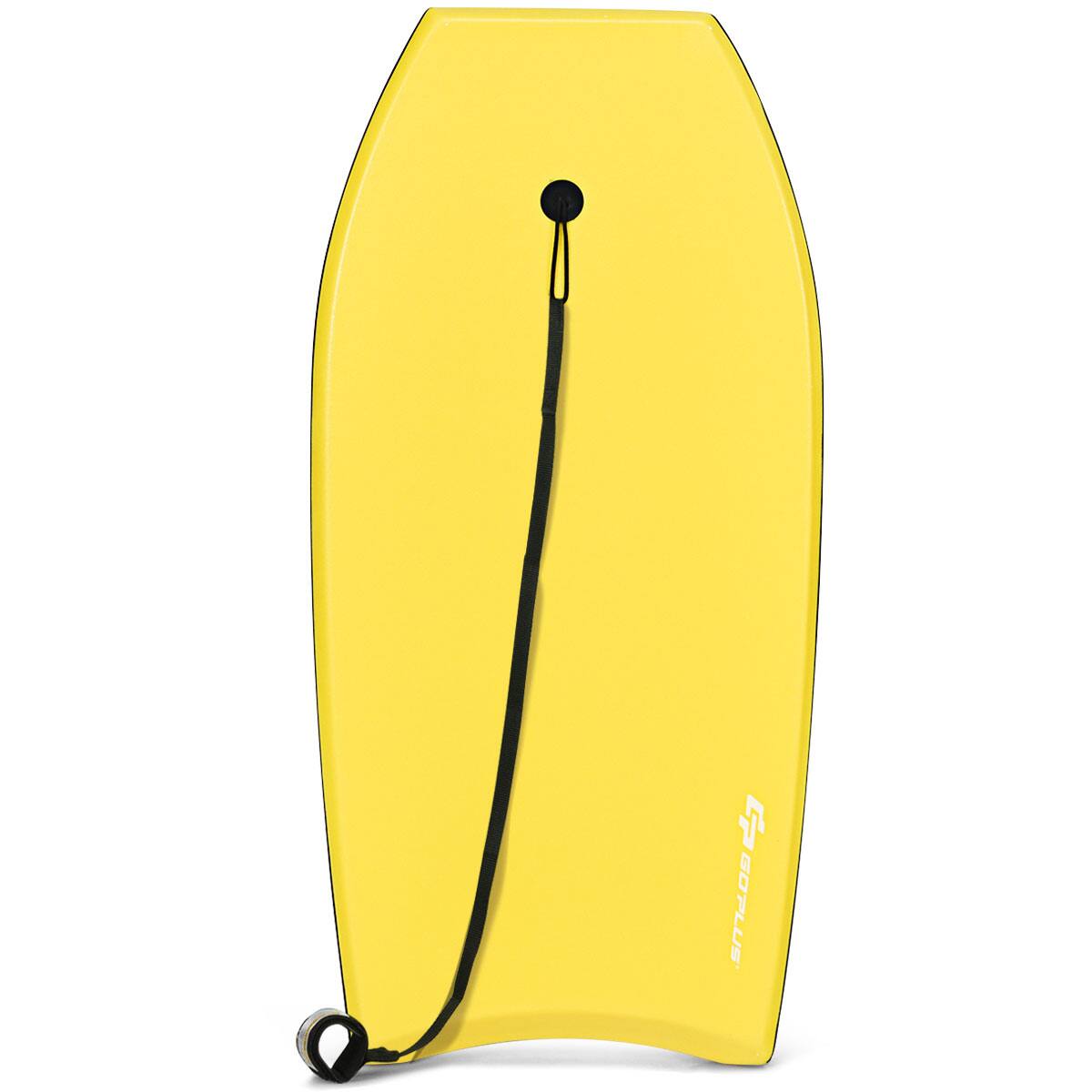 Alt View 9. GOPLUS - Goplus 41" Super Lightweight Bodyboard Surfing W/Leash EPS Core Boarding IXPE - Yellow.