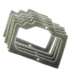 HQRP - 5-Pack Foam Gasket Filters for Homelite 330 Chainsaw Air Box Cover, Replacement for 95921 UP06574