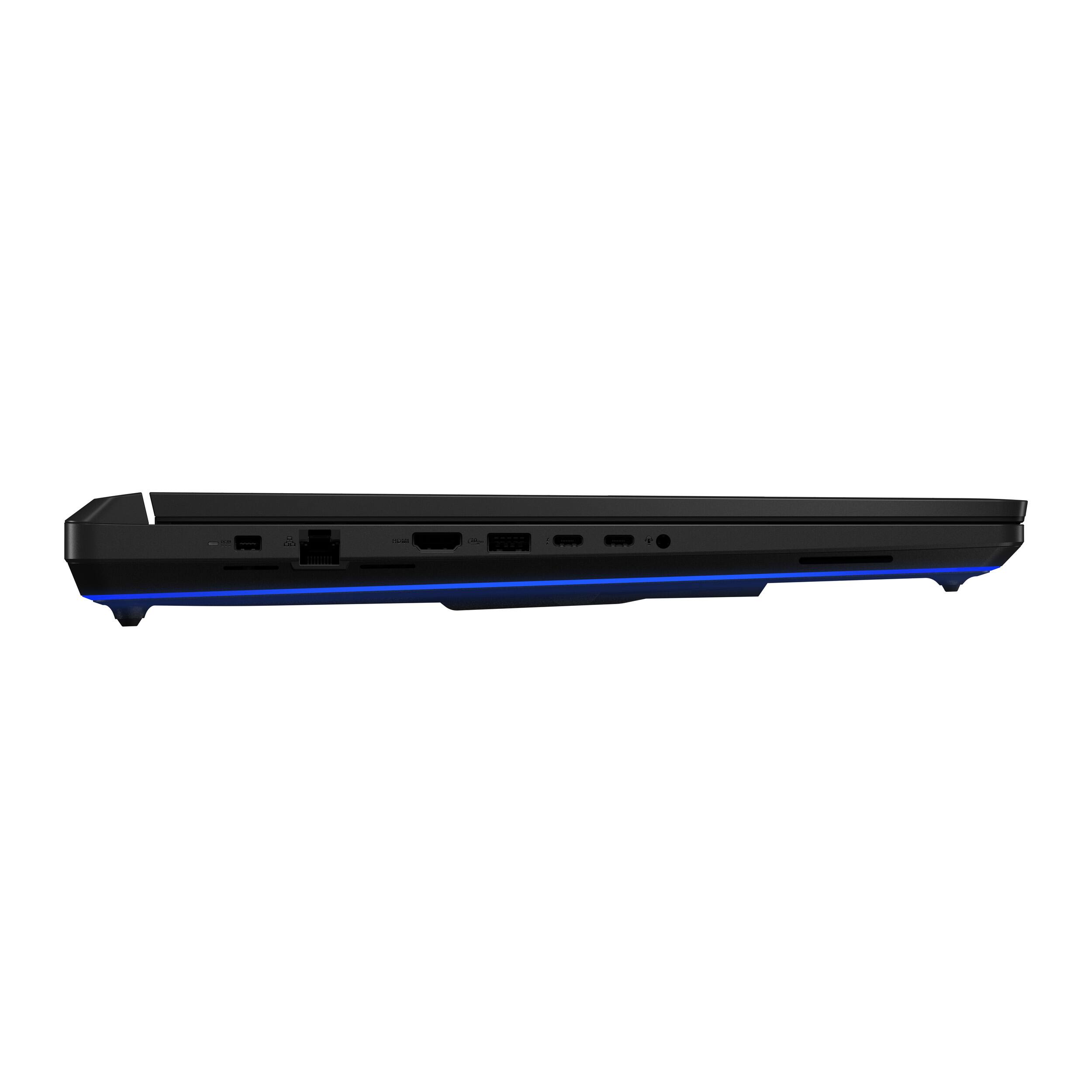 Alt View 13. ASUS - ROG Strix SCAR 18 18" 4K 240Hz Gaming Laptop - Intel Core Ultra 9 HX Plus - 32GB RAM - NVIDIA GeForce RTX 5090 - 1TB SSD - Off Black.