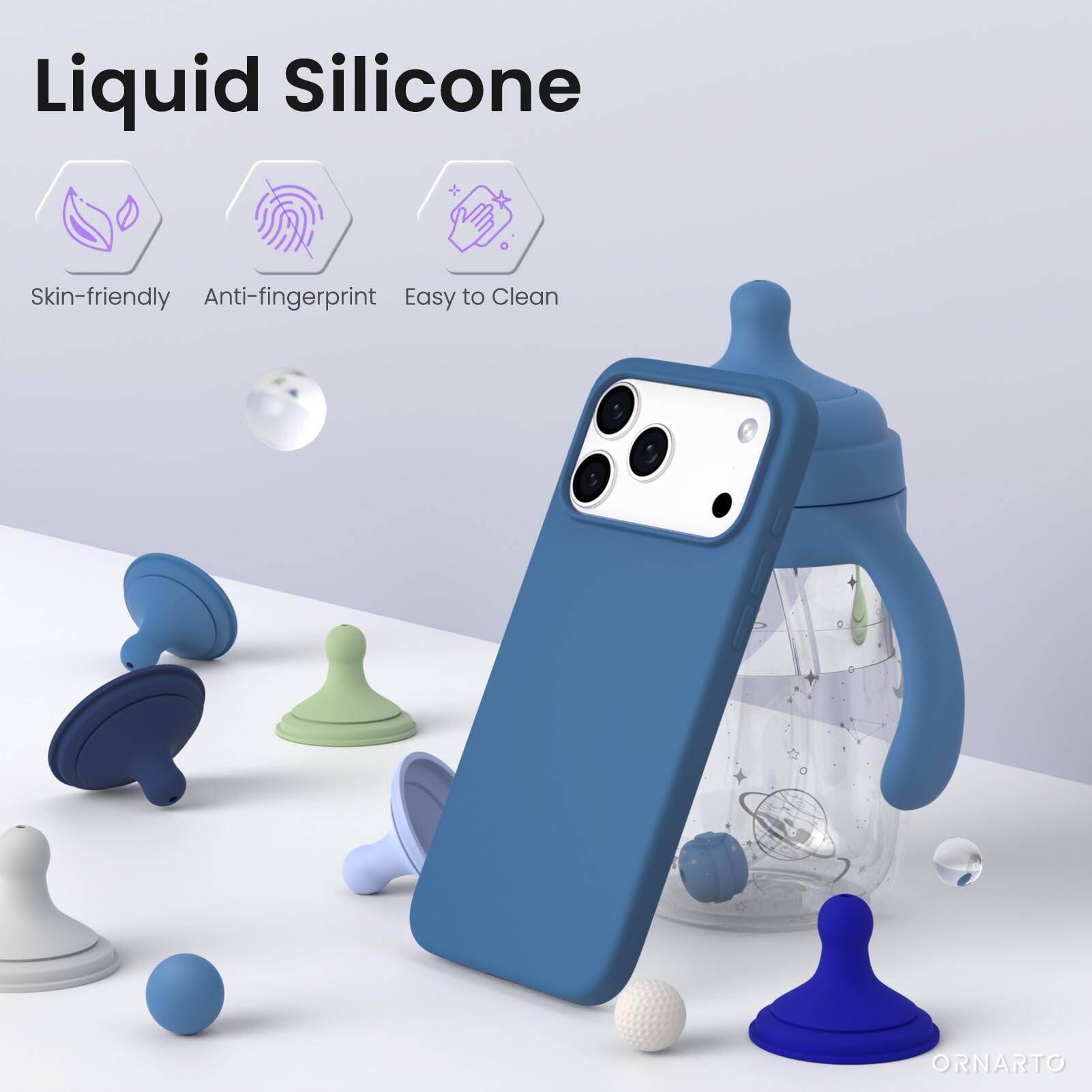 Liquid Silicone

Skin-friendly  
Anti-fingerprint  
Easy to Clean  

ORNARTO