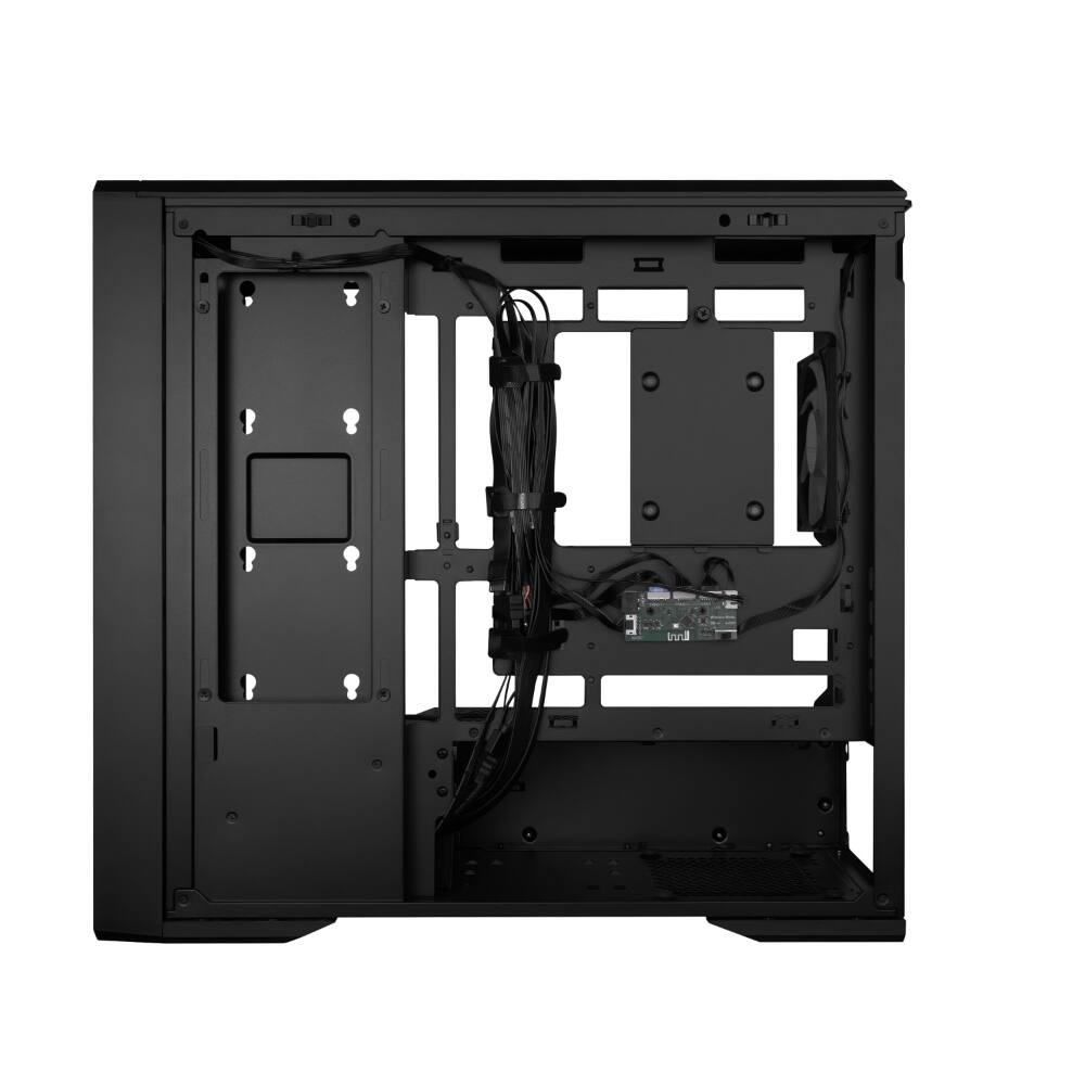 Alt View 1. Lian Li - Vector V150 INF Micro ATX PC Case, Infinity Mirror Front Panel, 2 x 140mm + 1 x 120 mm ARGB PWM Fans, V150INFX - Black.