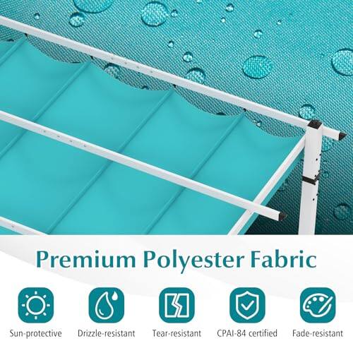 Premium Polyester Fabric
Sun-protective
Drizzle-resistant
Tear-resistant
CPAI-84 certified
Fade-resistant