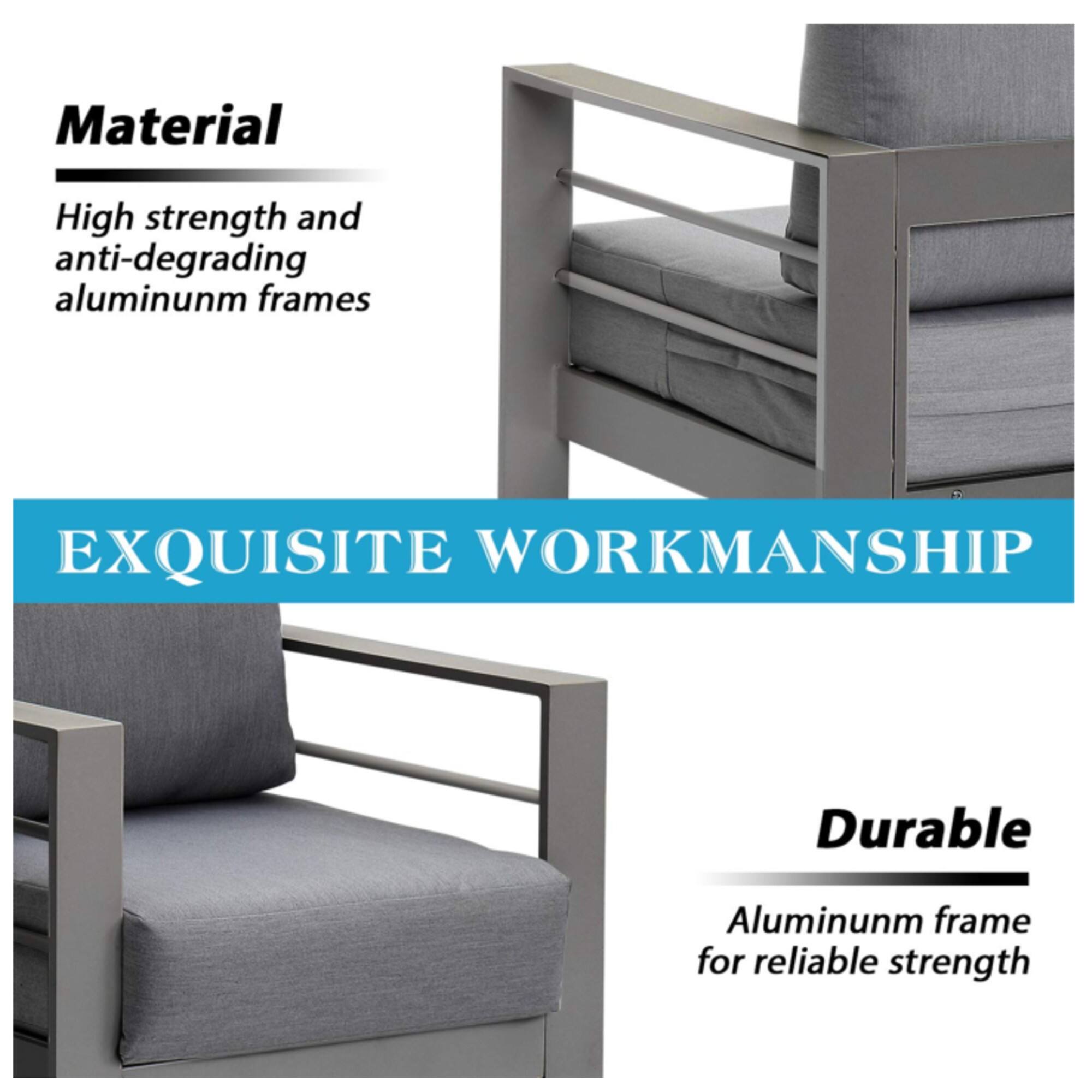 Material: High strength and anti-degrading aluminum frames

EXQUISITE WORKMANSHIP

Durable: Aluminum frame for reliable strength