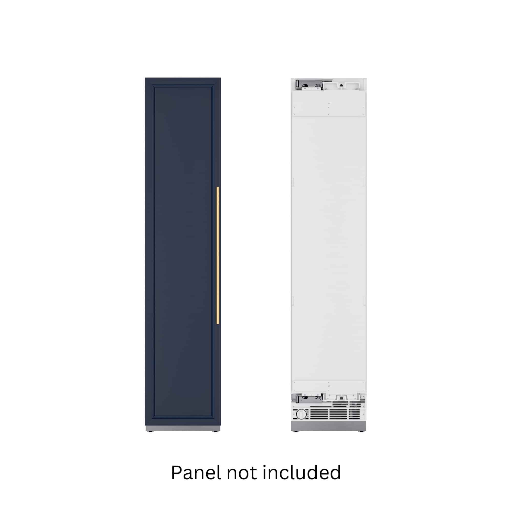 Koolmore - Reserve 18 In. Panel Ready Freezer Column With 8.6 Cu. Ft. Capacity, Ice Maker, Frost Free (KM-PRC-F18) - White