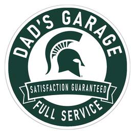 Fan Creations - Michigan State Spartans 16" Dad's Garage Wood Sign - Multicolor