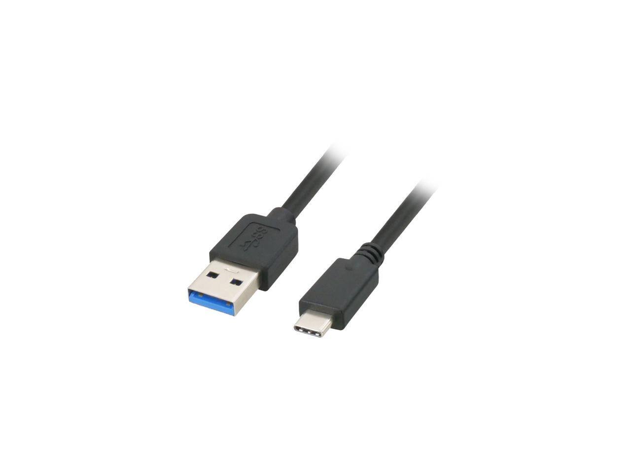 Alt View 1. Nippon Labs - Nippon Labs 50USB3-CM-AM-6 6ft USB 3.0 (USB 3.2 Gen 1) USB-C Male to USB A Male Cable - Black.