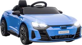 Costway - Kids Ride On Car 12V Battery Powered Licensed Audi RS E-tron GT Car Toy w/ Remote Control - Blue
