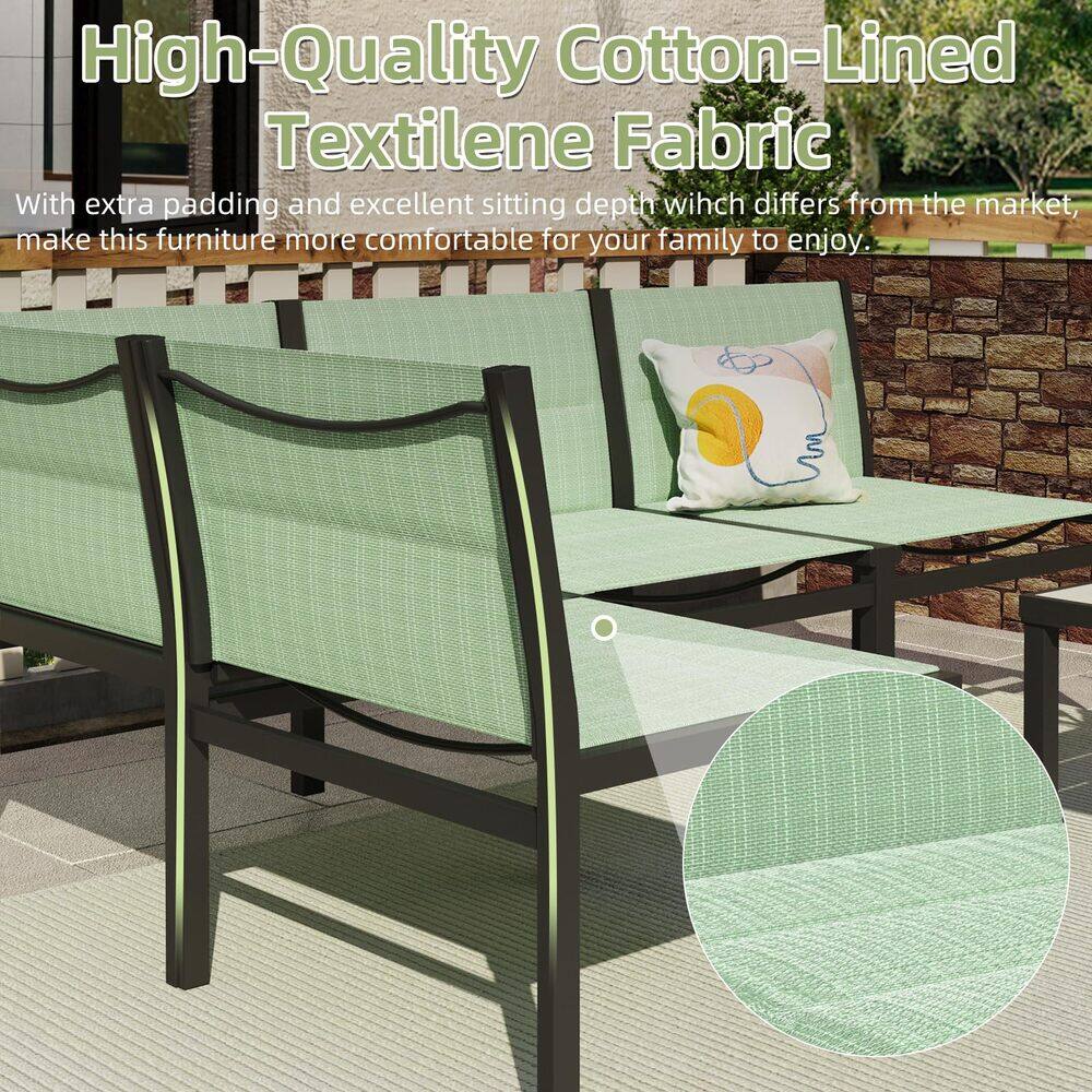 High-Quality Cotton-Lined Textilene Fabric

With extra padding and excellent sitting depth which differs from the market, make this furniture more comfortable for your family to enjoy.