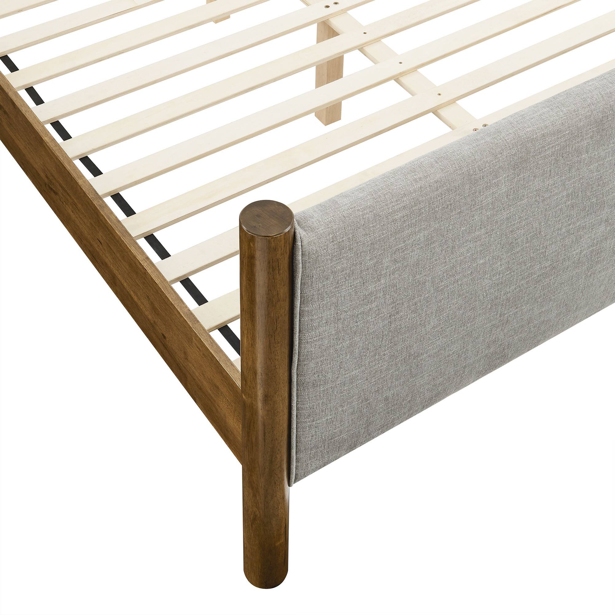 Alt View 4. Modway - Alva Queen Wood Canopy Platform Bed - Brown.